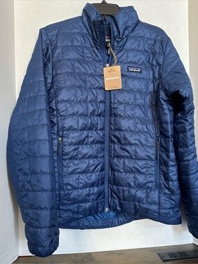 Patagonia Men’s Nano Puff Jacket Clement Blue Navy Small New Unisex NEW